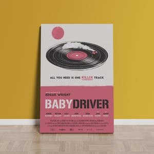 Poster Baby Fahrer | Leinwanddruck gerollt | Film Print