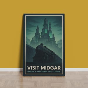 Final Fantasy Poster | Rolled Canvas Print | Game Print