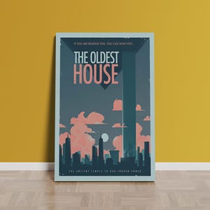 Control Poster | Rolled Canvas Print | Game Print