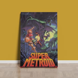 Metroid Prime Poster | Rolled Canvas Print | Game Print