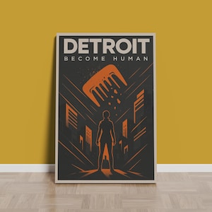 Detroit: Become Human Poster | Rolled Canvas Print | Game Print
