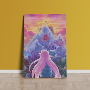 Celeste Poster | Leinwanddruck gerollt | Spiel-Print