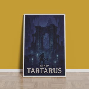 Hades Poster | Rolled Canvas Print | Game Print