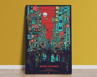 Blade Runner Poster | Rolled Canvas Print | Movie Print
