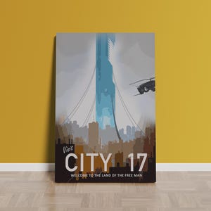 Póster de Half-Life / Impresión en lienzo enrollado / Impresión del juego