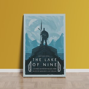 God Of War Poster | Rolled Canvas Print | Game Print