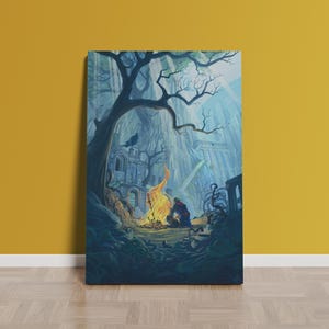 Dark Souls Poster | Leinwanddruck gerollt | Spiel-Print