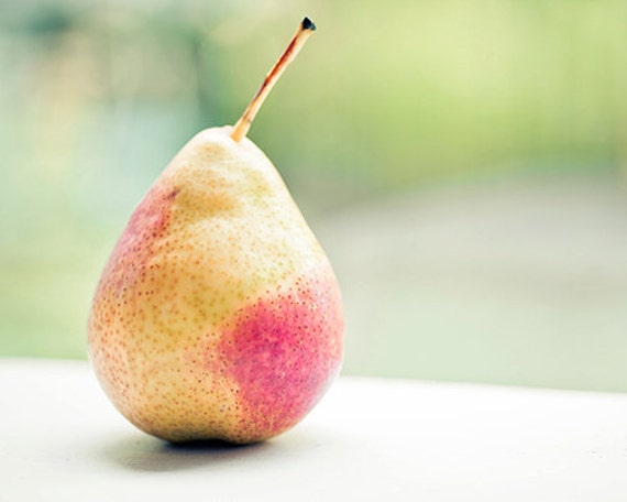 Farmers Market food photo Blushing Pear 8x10 Fine Art  Etsy