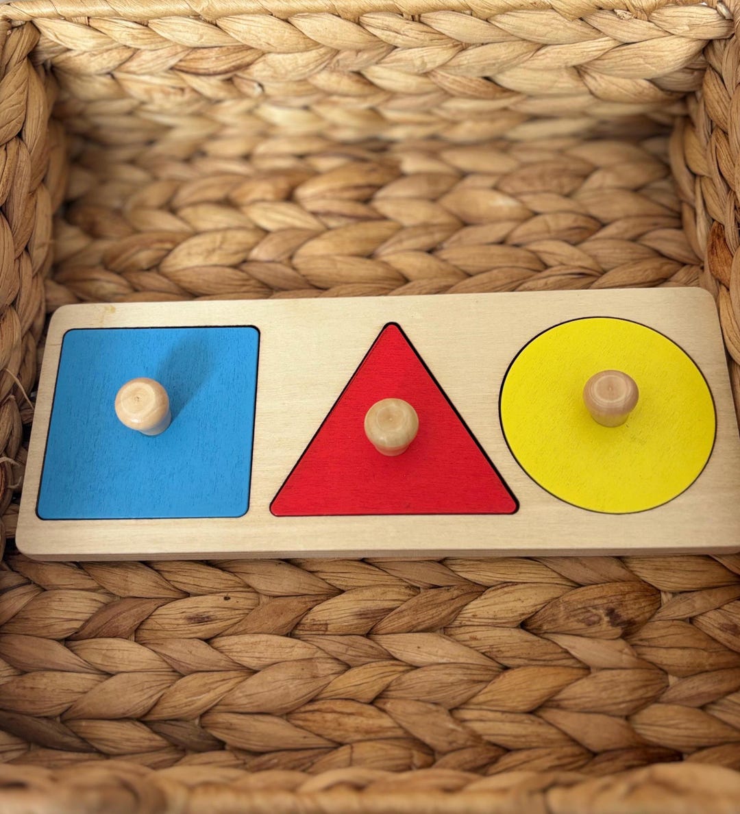 Shapes and Colours Inset Puzzle - Etsy