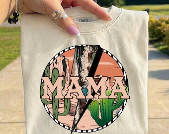 Western Mama PNG, Cowgirl Mama Western Shirt Design, Rodeo Outfit PNG, Country Concert Shirt PNG, Vintage Western Sublimation