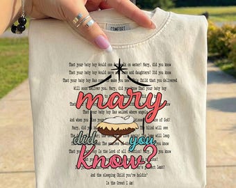 Mary Did You Know PNG, Boże Narodzenie Chrześcijańskie PNG, Projekt Sceny Narodzenia Pańskiego, Projekt Koszulki Religijnej, Sublimacja Biblii na Boże Narodzenie