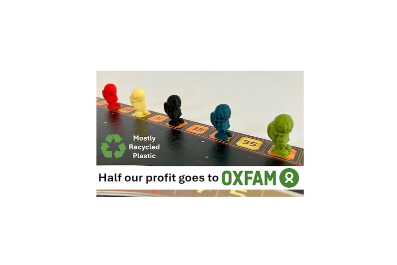 Terraforming Mars Astronaut Player Pieces- Half our profit goes to OXFAM - Recycled Plastic bild 1