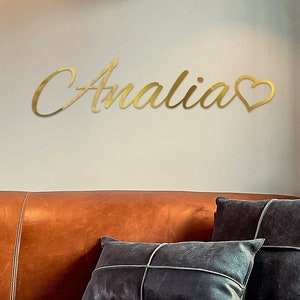 Personalized Acrylic Name Sign,Custom Mirror Acrylic Name Sign,Mirror Gold Sign,Glitter Name,Unique Wedding Signs,Party Decor,Baby Name Sign