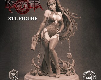 Fantasy Female Statue STL Figure – High Detail 3D Print Model for Resin Printing