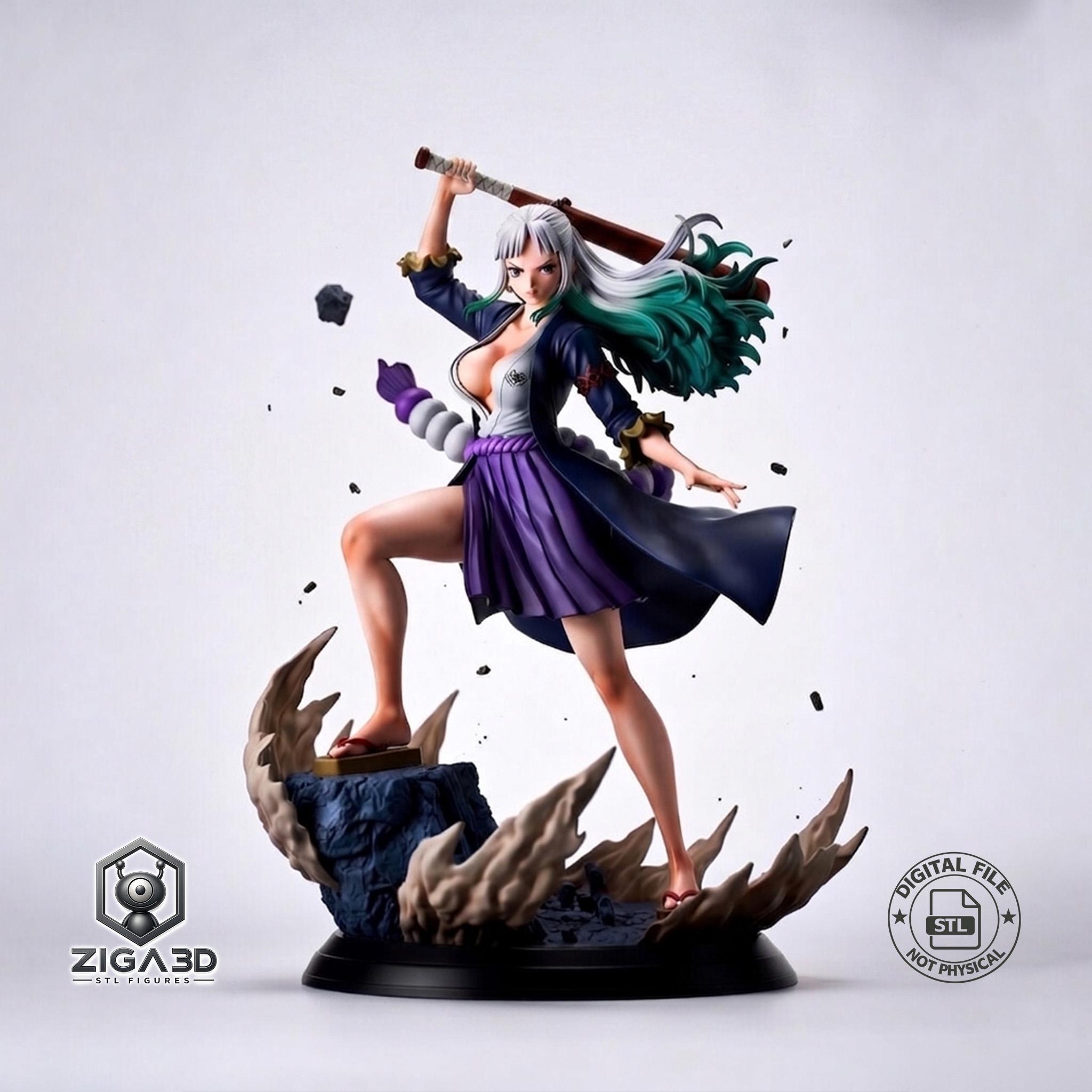 Yamato One Piece Resin Statue - Etsy