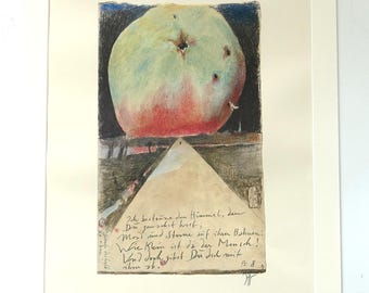 ホルスト・ヤンセンのオリジナルアートポスター（モノグラフ入り