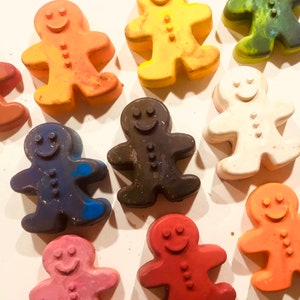 Gingerbread Man Crayons - Large