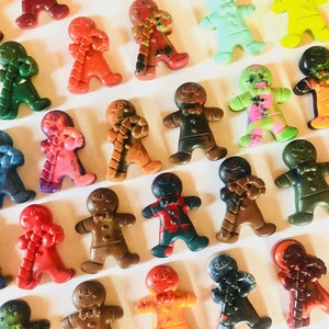 Gingerbread Man Crayons - Small