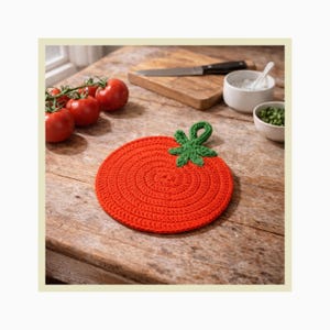 Vintage Tomate häkeln Topflappen Muster