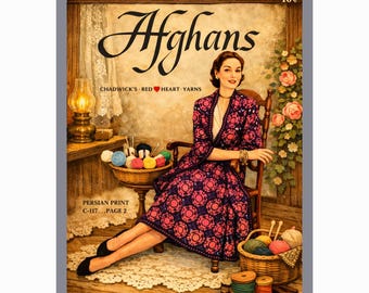 Colección Afgana: Diseños variados de mantas de punto y crochet