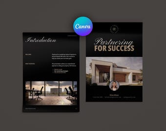 Listing Presentation Canva Template, Real Estate Listing Template, Pre-written Content, Realtor Marketing, Seller Presentation, Proposal