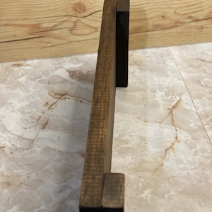 Long Wooden Pedestal for Home Decor Table Display Wood Riser for ...