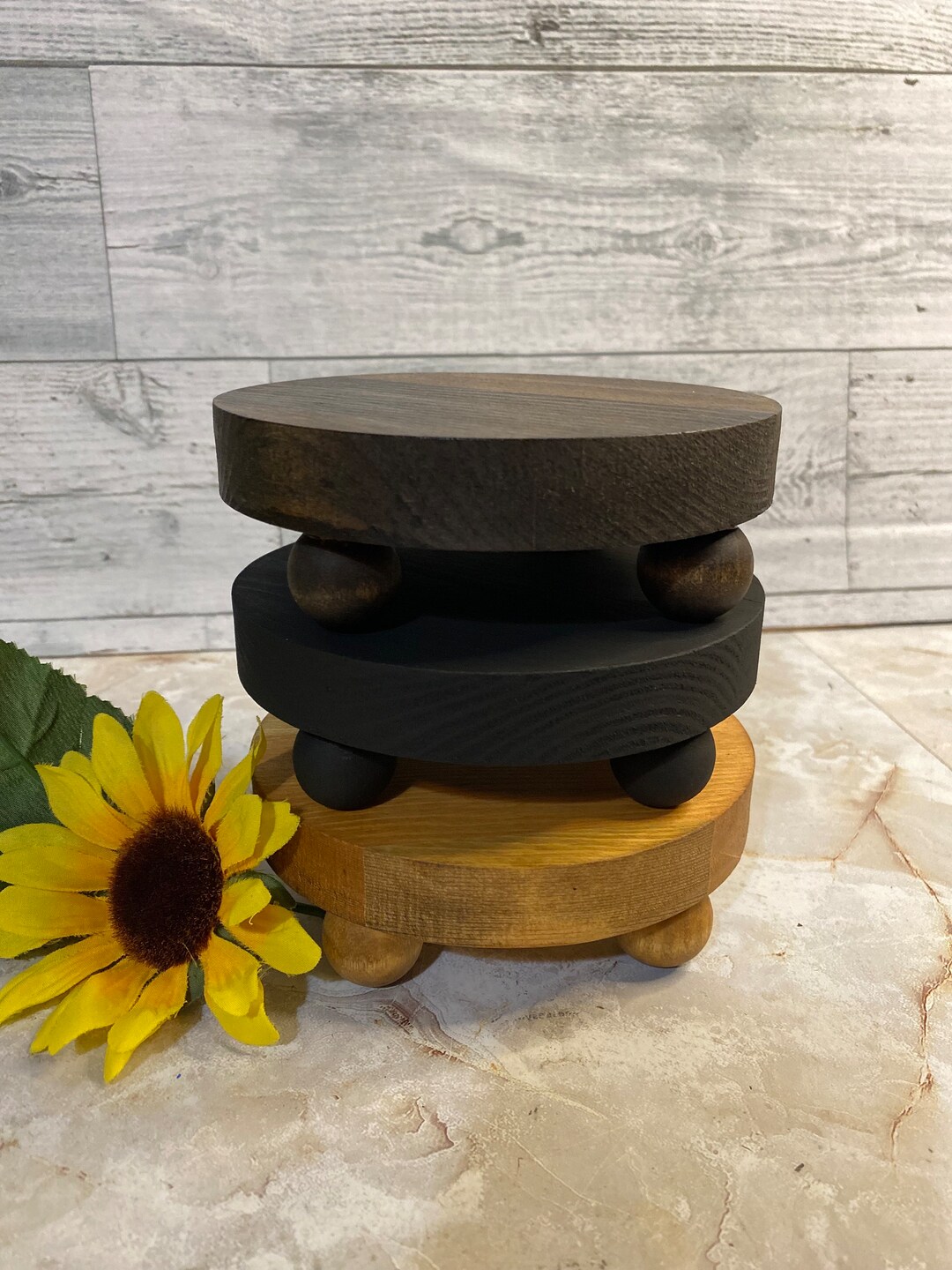 Circle Riser Candle Holder Circle Wood Riser 5 Inch Diameter Riser ...