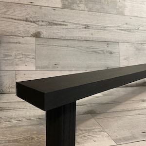 Rectangular Wood Thin Long Riser With Legs, Collection Display Wood ...