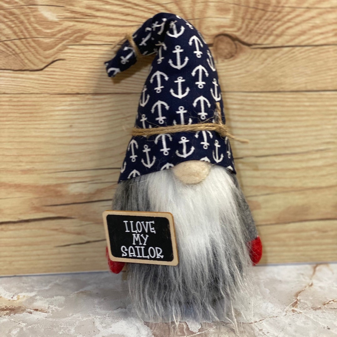 Sailor Gnome Nautical Gnome Plush Nautical Gnome Tier Tray - Etsy