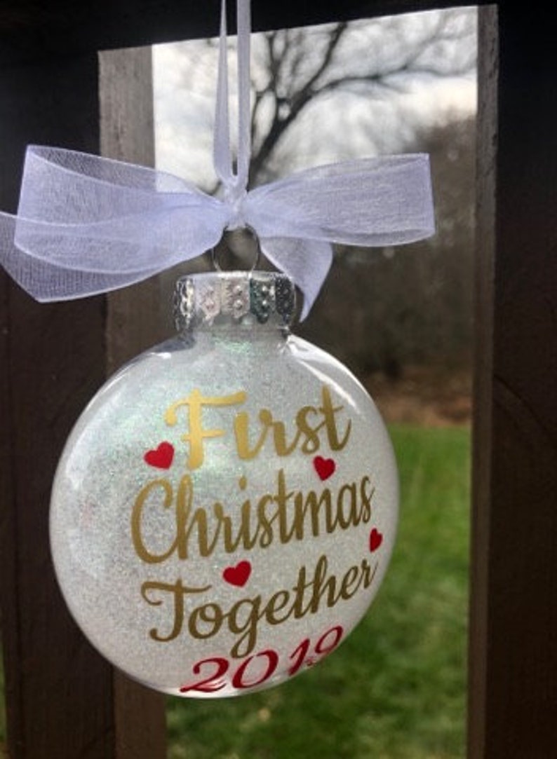 First Christmas Together Ornament 2021 Just married First  Etsy