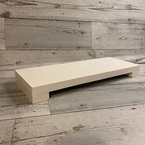 Long Wooden Pedestal for Home Decor Table Display Wood Riser for ...