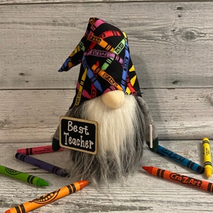 Personalized Teacher Gnome teacher appreciation gift school gnome school desk name gnome lover gift best teacher gift student teacher gift