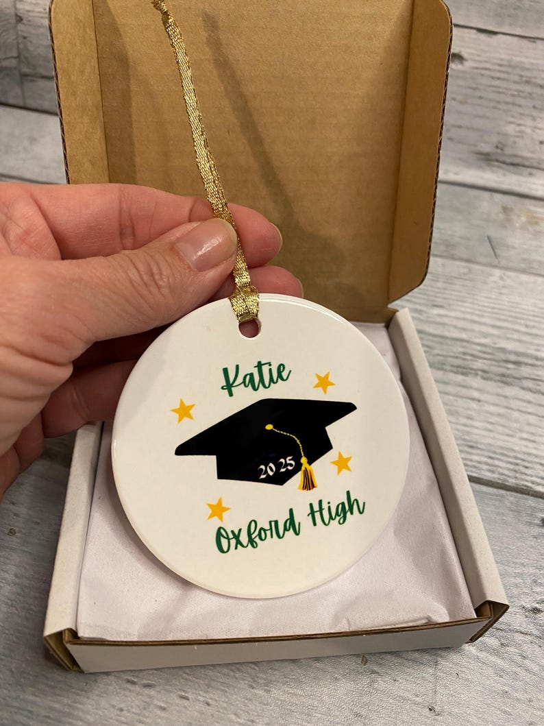 Custom Class of 2025 Gift Graduation Ornament Class of 2025 Memorabilia ...