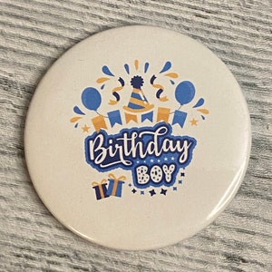 Birthday boy pin it’s my birthday button  birthday decor birthday pin birthday button for boy pinback for jacket, birthday pin