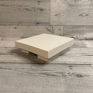 Square Black Riser 6.5x6.5x1.5 Inch Riser Country Black Riser Farmhouse ...