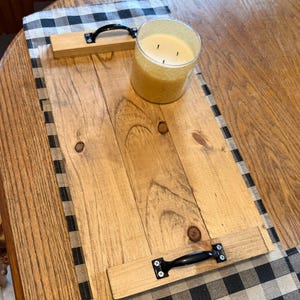 wood tray with handles flat wood tray for ottoman wood tray coffee table serving tray flat display table tray for tea housewarming gift