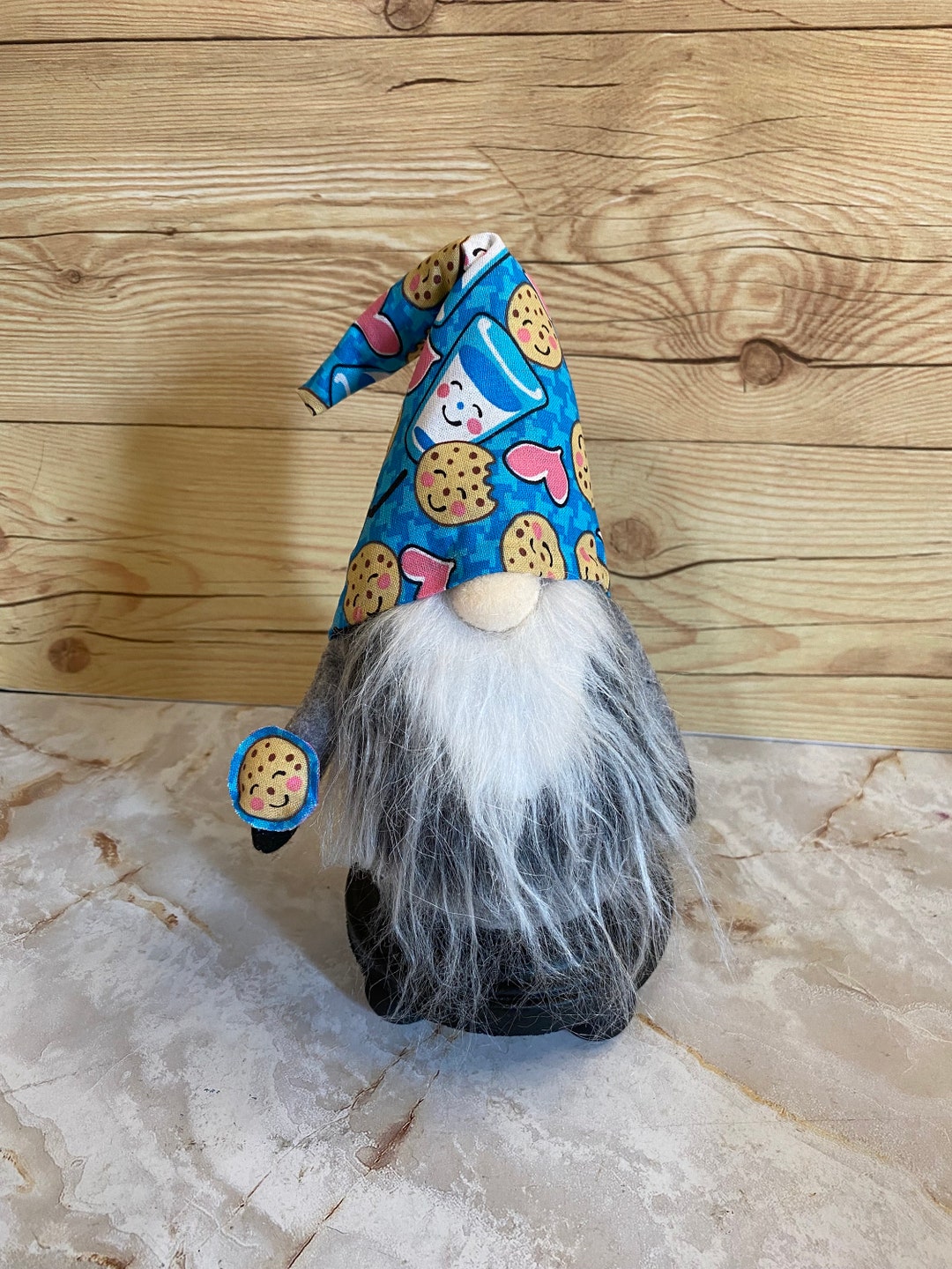 Cookie Gnome Cookie and Milk Gnome Baker Gnome Bakery Tiered Etsy