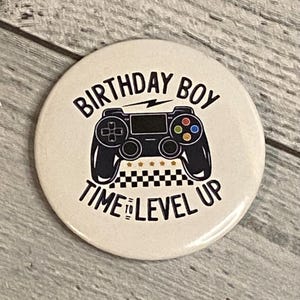 Birthday boy gaming pin it’s my birthday button birthday game controller decor birthday pin button for boy pinback for jacket, game theme