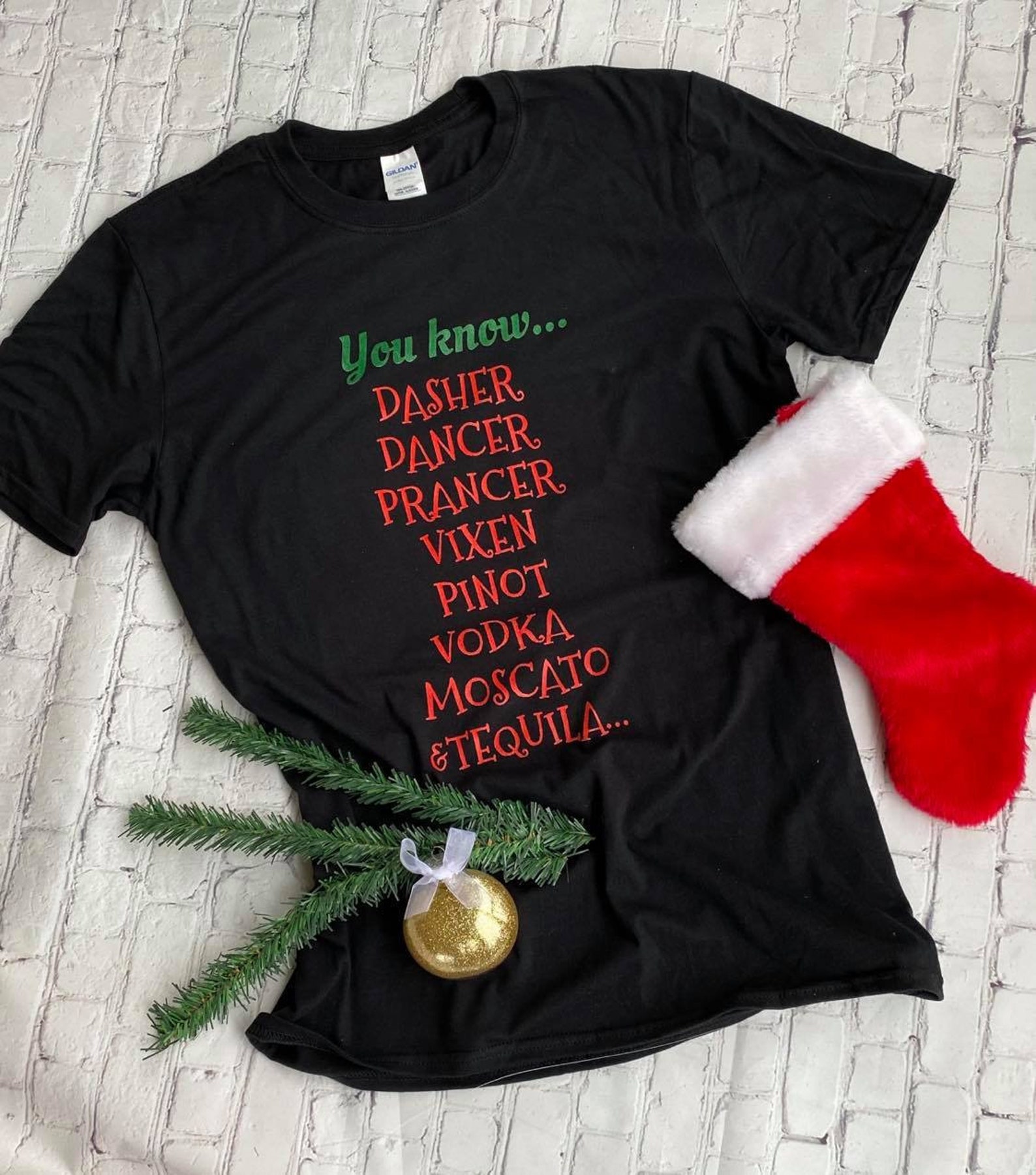 homemade reindeer shirt