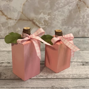 Mini wood pumpkin pink set halloween decor small pumpkin tier tray pumpkins kitchen table centerpiece kitchen island pink wood pumpkin set