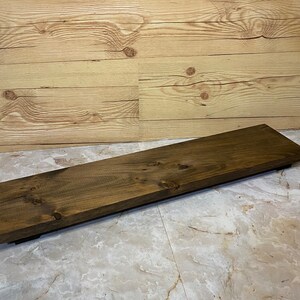 Rectangular Long Wood Riser Table Display Kitchen Table Organizer ...