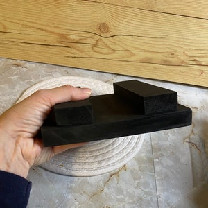 Square Black Riser 6.5x6.5x1.5 Inch Riser Country Black Riser Farmhouse ...