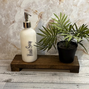 Rectangular Long  Riser table display wood riser kitchen counter organizing riser for holiday decoration centerpiece fireplace mantal