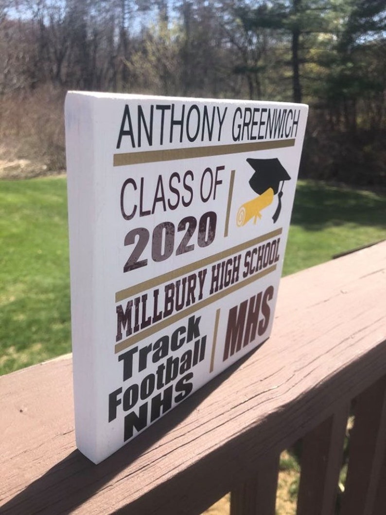 Graduation Wood sign class of 2021 sign senior momentum | Etsy