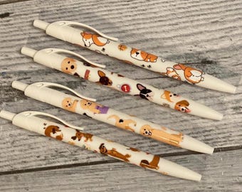 Dog lover pen gift for veterinarian cute dog mom pen new pet owner gift corgi lover of golden retriever gift for dog groomer
