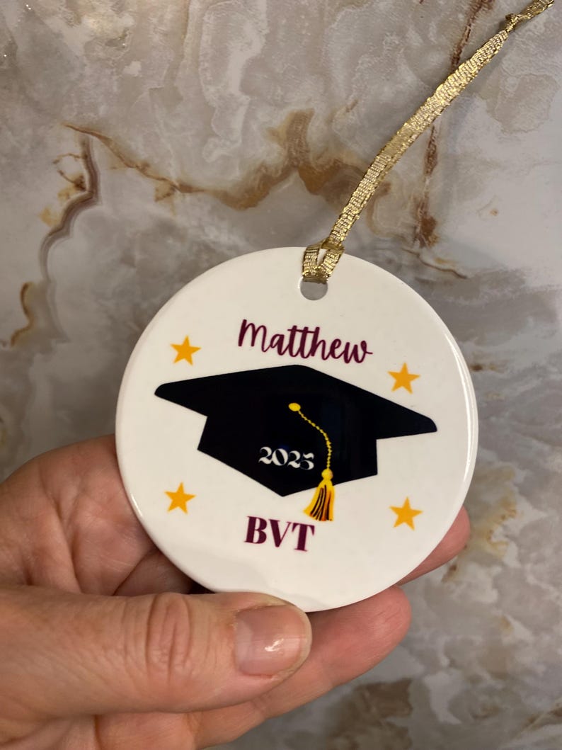 Custom Class of 2025 Gift Graduation Ornament Class of 2025 Memorabilia ...