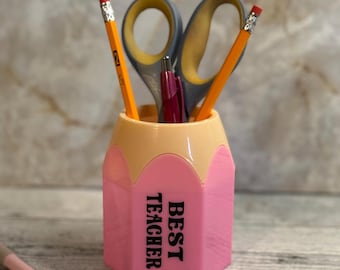 Personalized pencil holder classroom desk decor back to school gift pencil holder decor preschool classroom gift teacher thank you gift