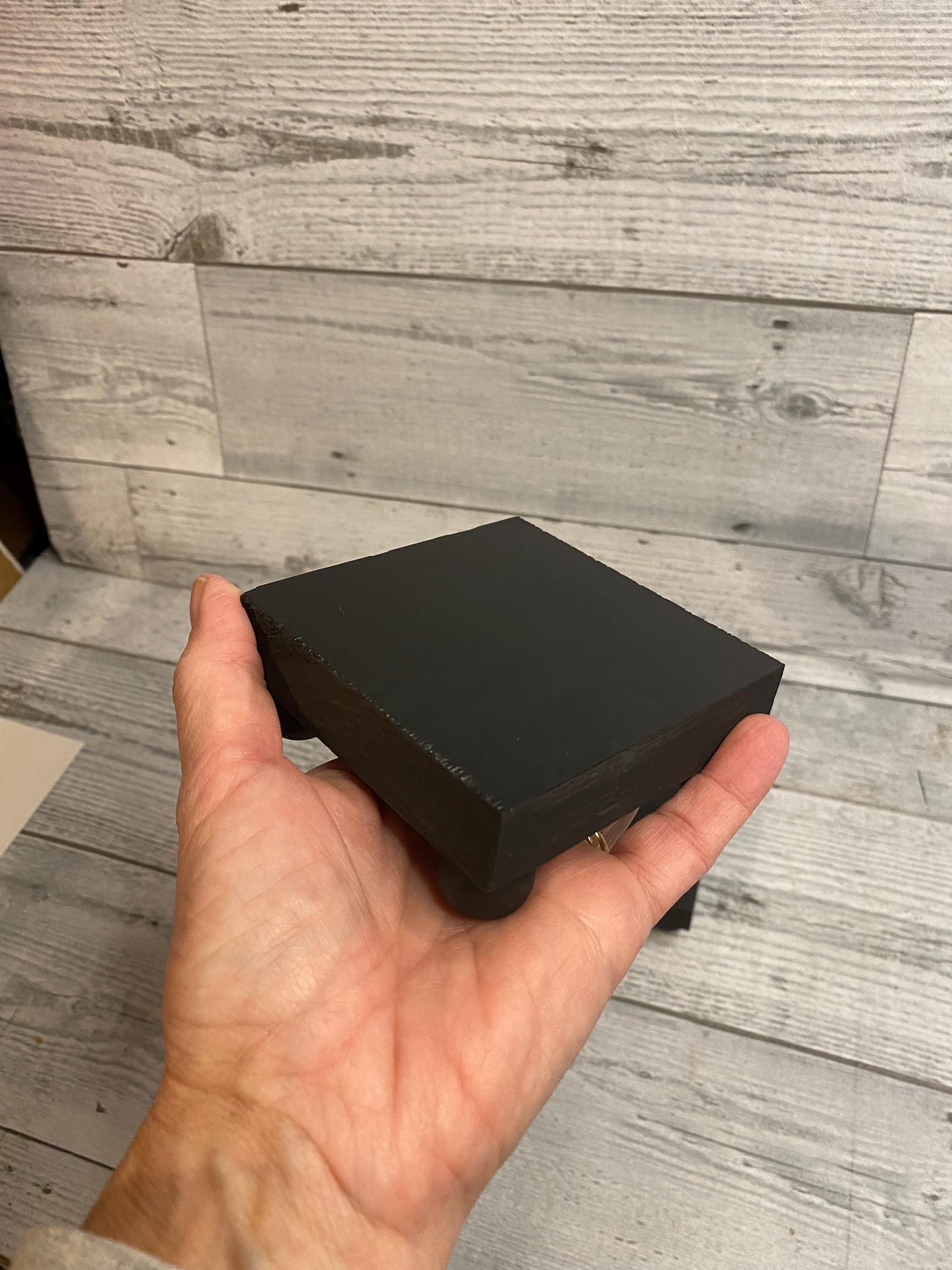 Small Wood Riser Set Black Risers Tier Tray Risers for Tiered Trays ...