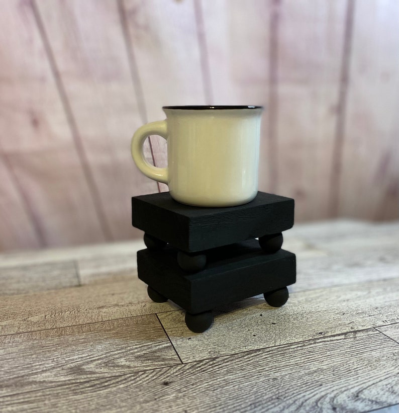 Mini Wood Risers Black Mini Risers Tiered Tray Risers Etsy New Zealand