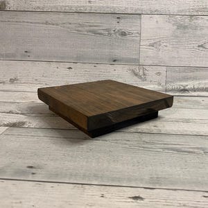 Square Black Riser 6.5x6.5x1.5 Inch Riser Country Black Riser Farmhouse ...